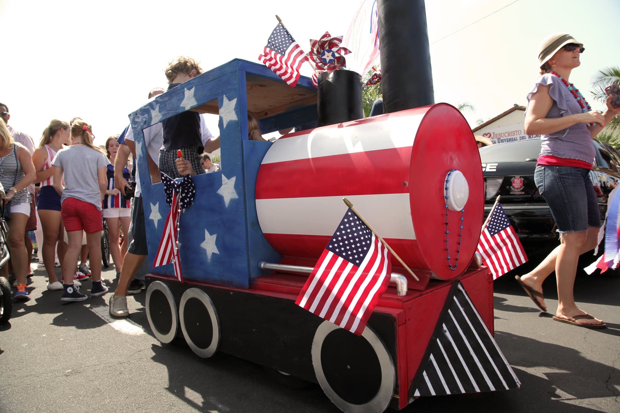 A parade like no other. Push'em or Pull'em Parade in Ventura this