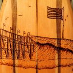Crafting a surfboard from salvaged Ventura pier wood