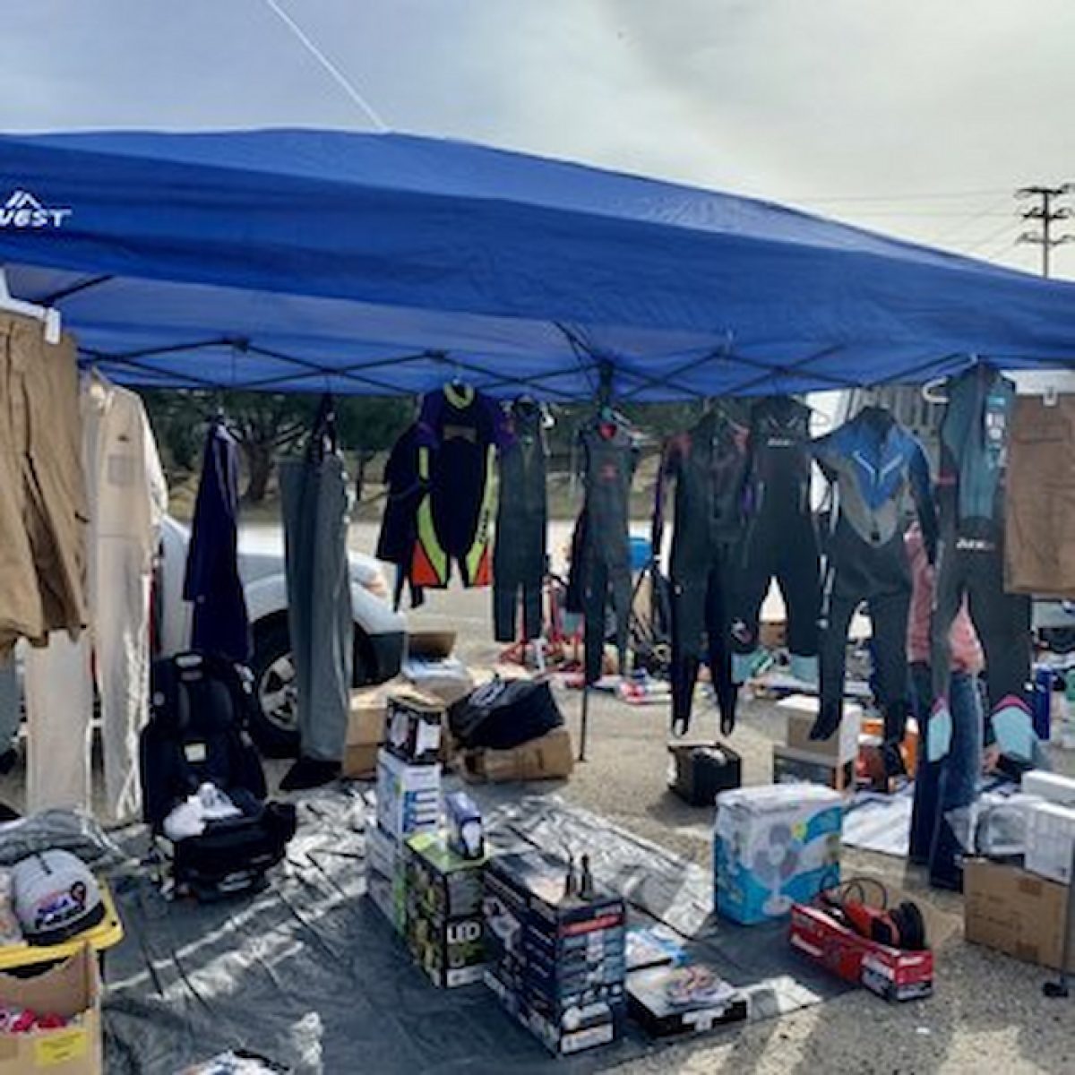 Santa Babara Earl Warren Showgrounds FLEA MARKET in Santa Barbara