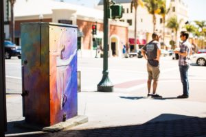 downtown ventura utility box mural art