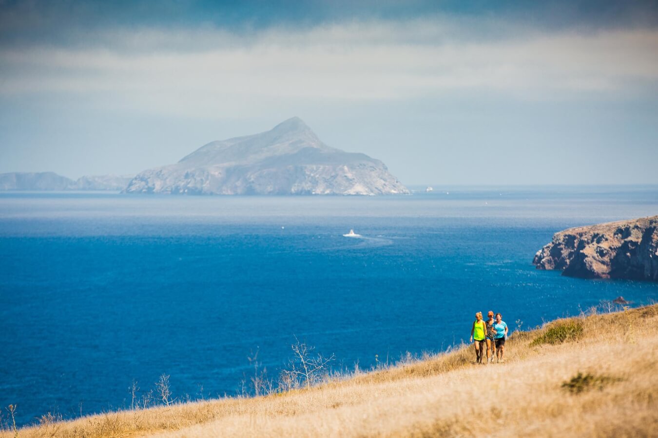 Breathtaking views on the channel Islands hiking trails.