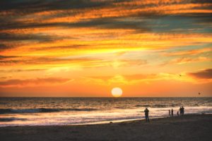 sunset ventura beach