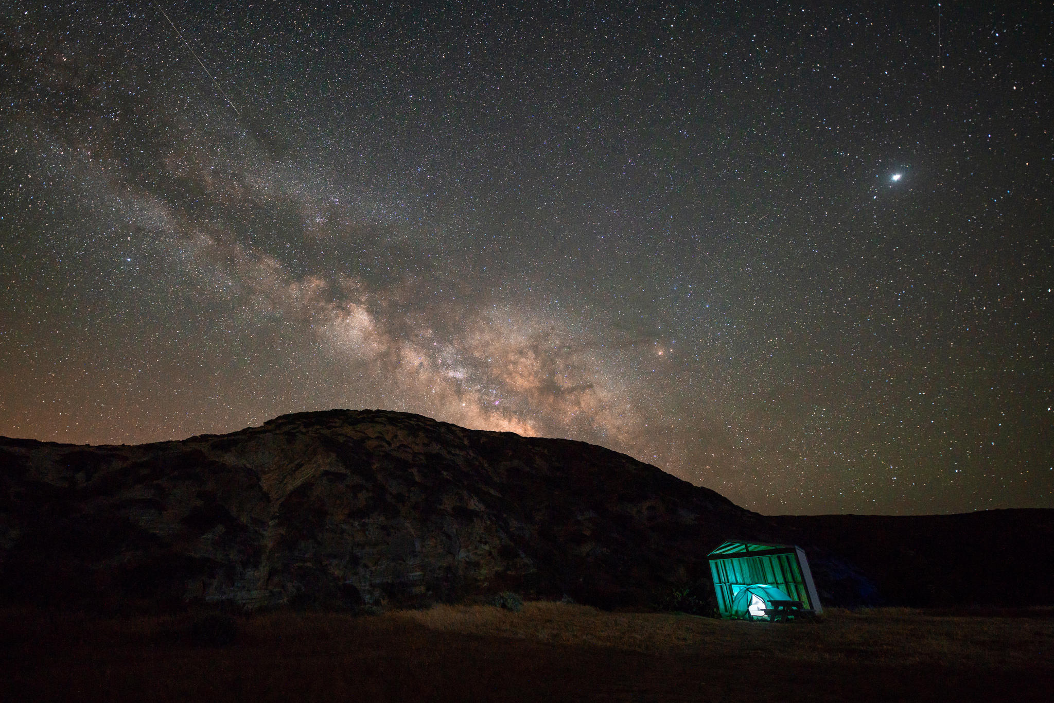 Milky Way over Channel Islands National Park