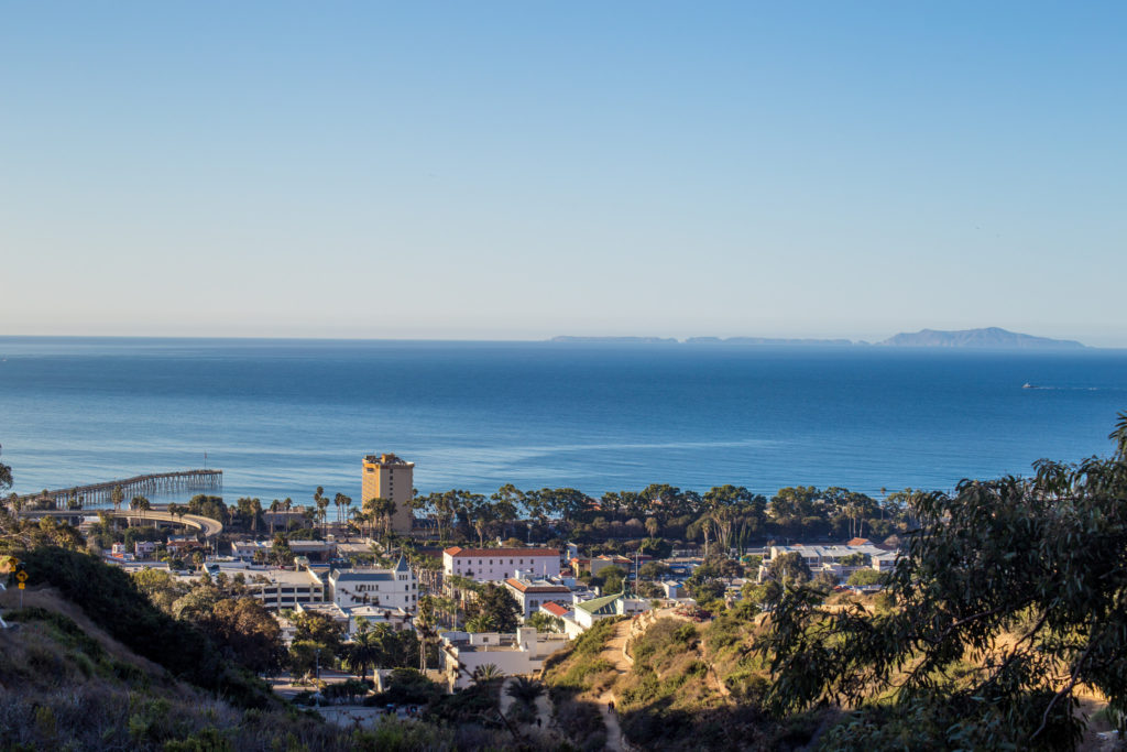 view from Ventura Botanical Gardens