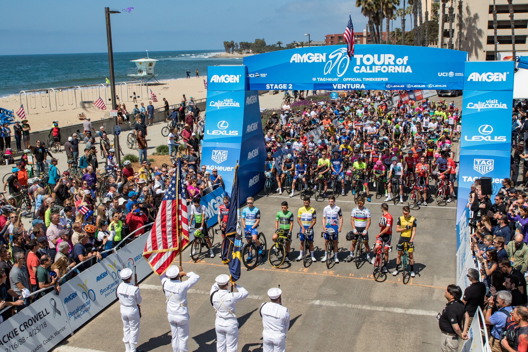 Images from all around Ventura as the Amgen Tour of California rolled through!