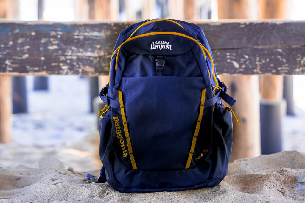 Patagonia Paxat Back Pack at the pier