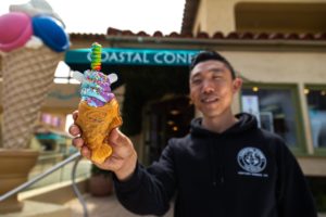 Fish Shaped Waffle Cone at Ventura Harbor Village