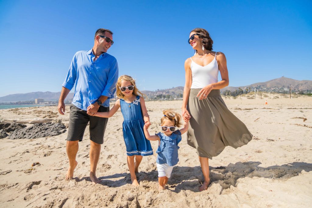 Mayor's family beach day