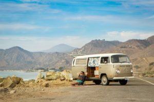 Ventura Coastline Beaches Volkswagen Bus