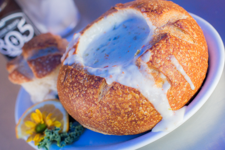 Clam chowder from andria ventura harbor