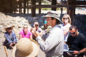 Andres Amador leads massive sand art project at Swami's Beach