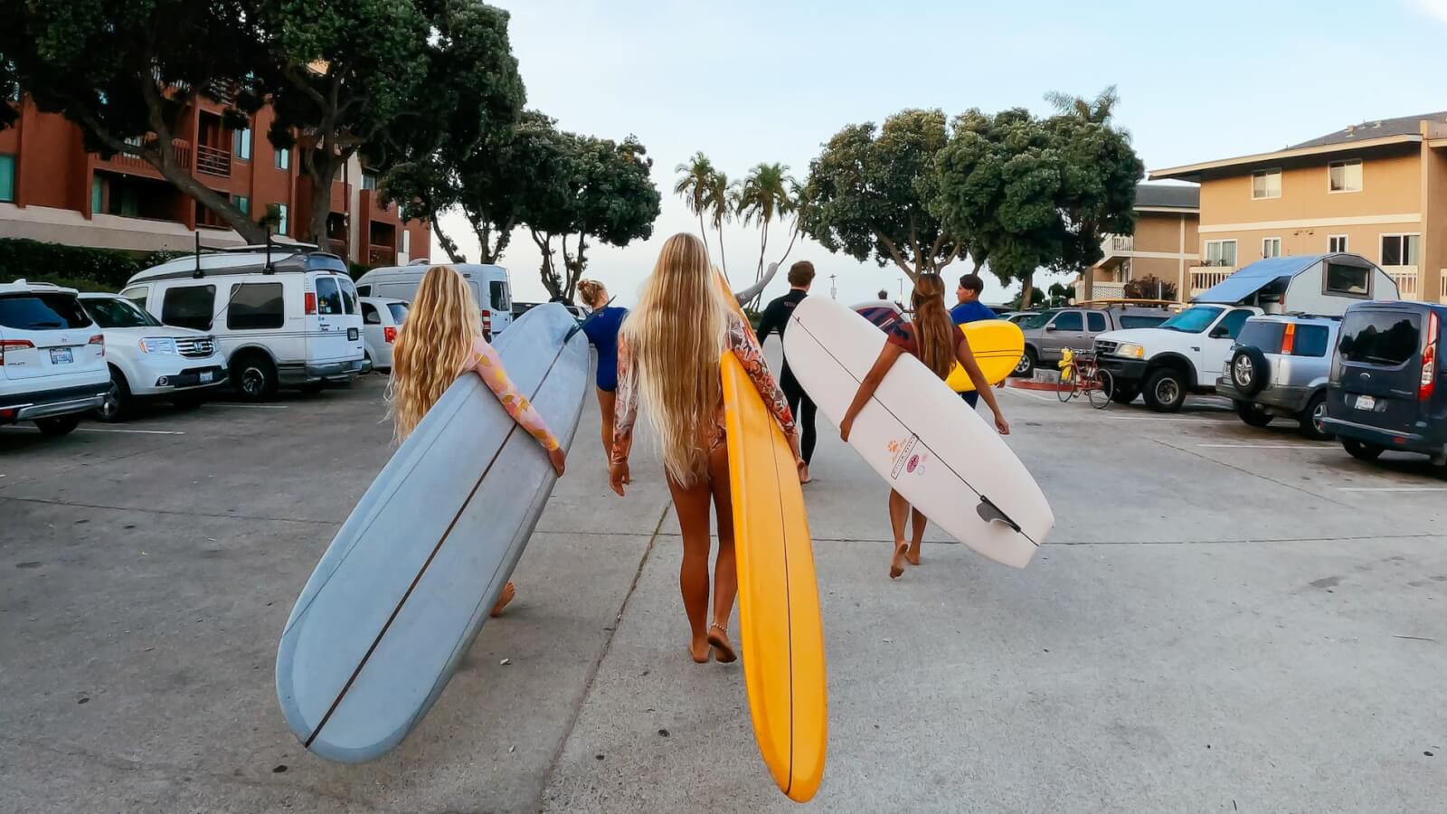 Going surfing in Ventura