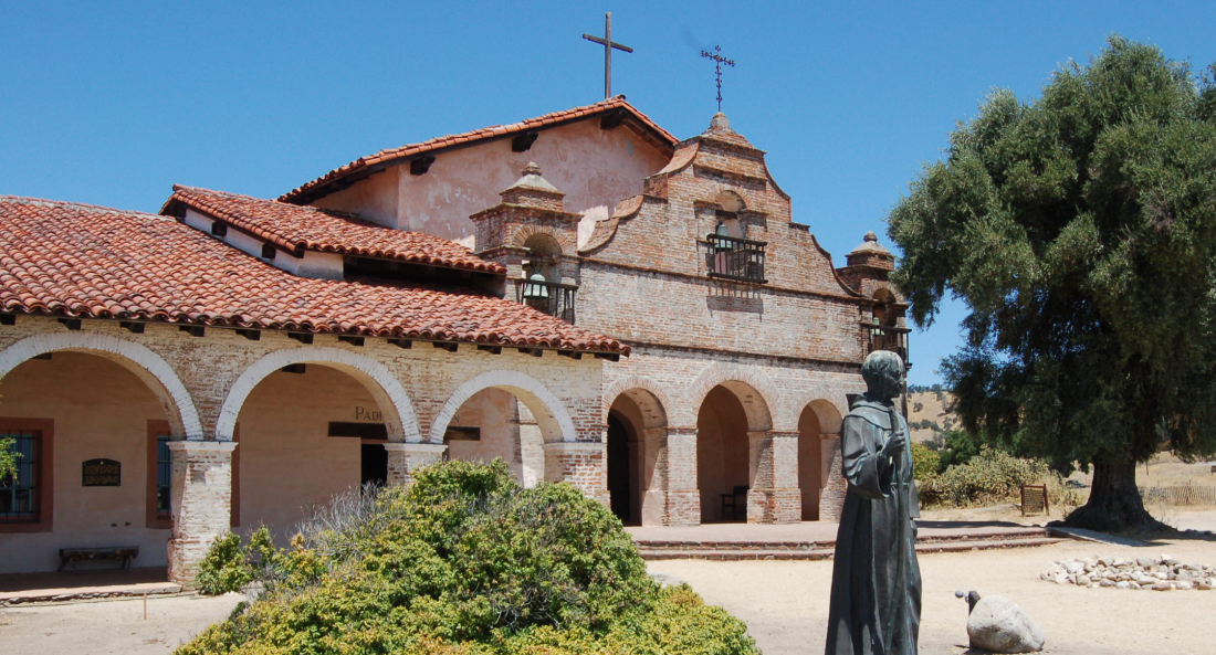 California Mission Trail Map from Ventura