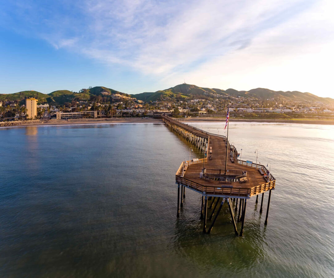 Ventura Pier looking into Ventura