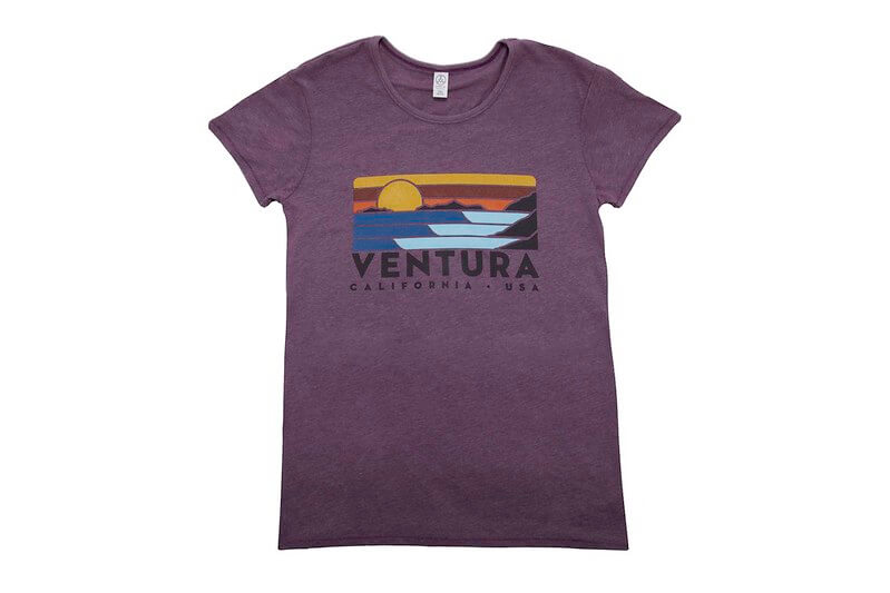 Vintage Ventura Beach California CA Surfing Retro Surf Gift T