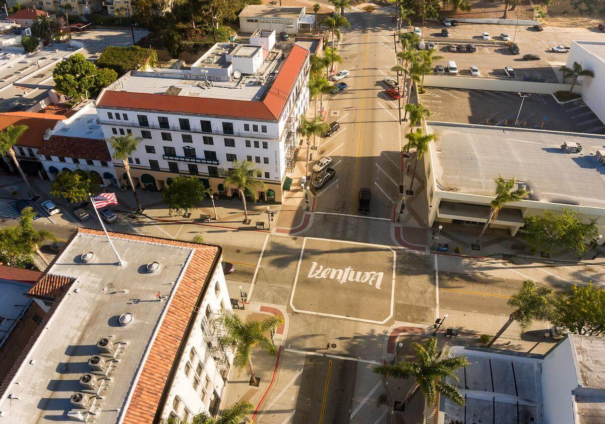 Ventura logo in Downtown