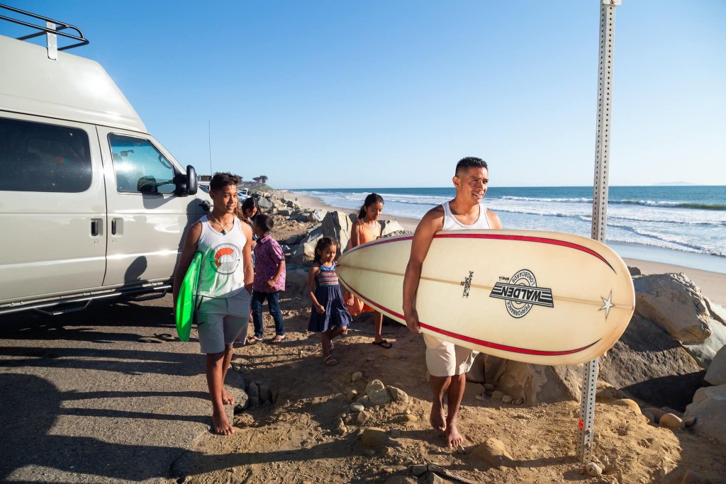 Family fun in Ventura at the beach