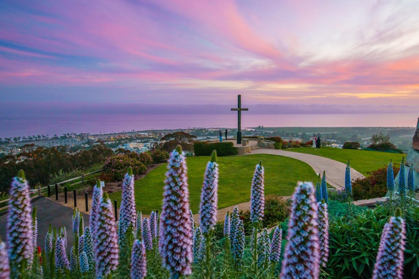 Sunset at Grant Park, a top picturesque place in Ventura