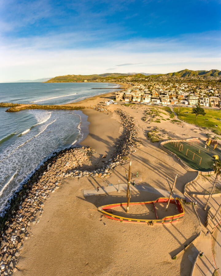 Marina Park aerial shot