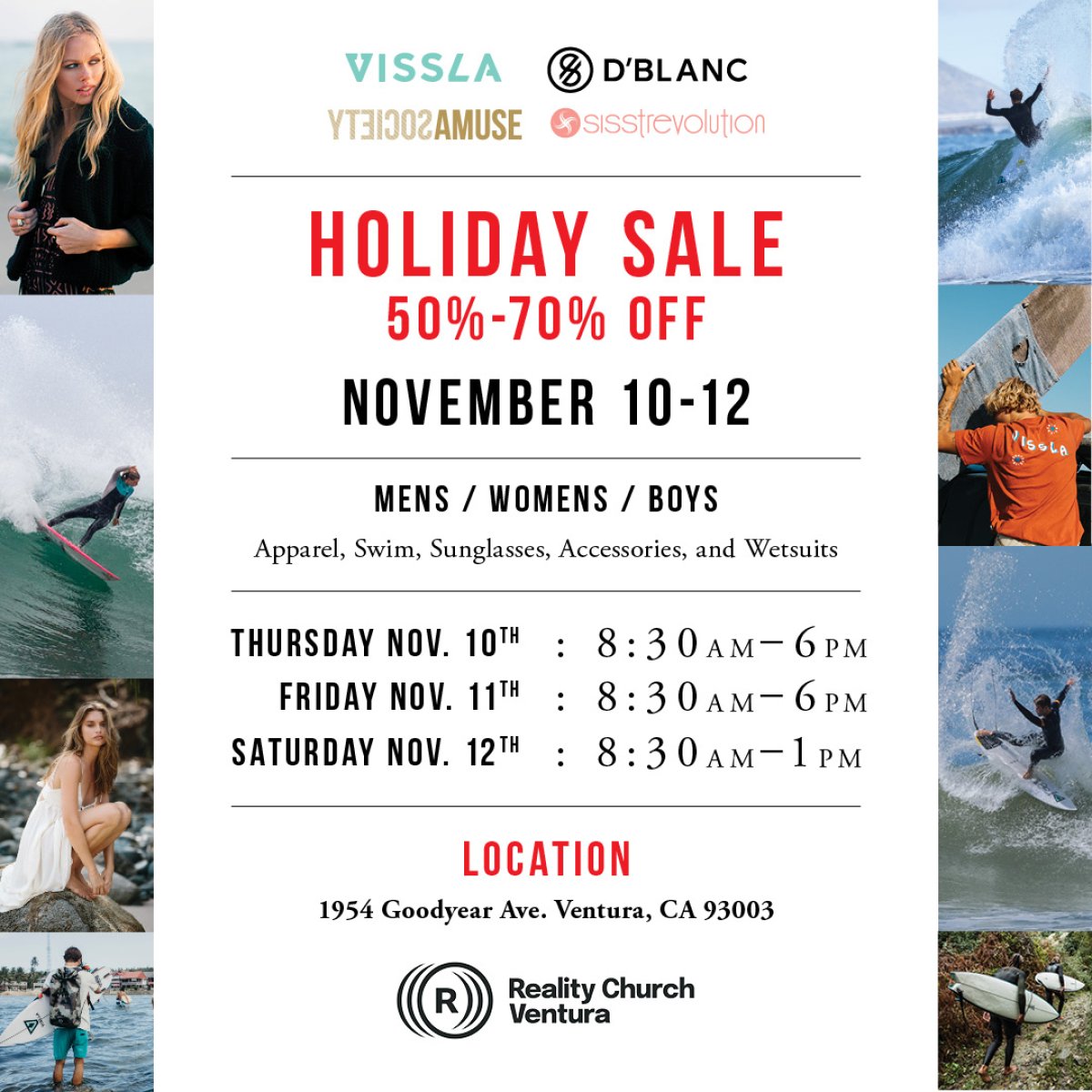 vissla warehouse sale