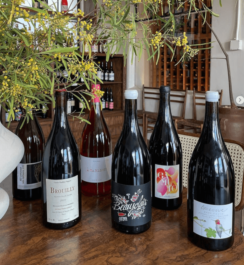 Wine bottles at Midtown Wines