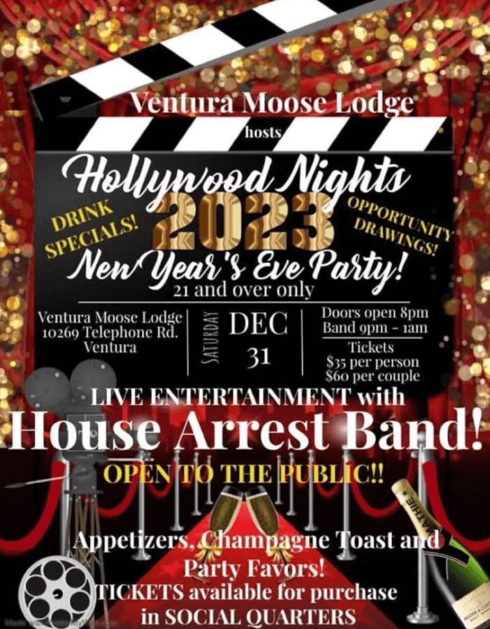 moose lodge new year eve flyer