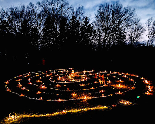 Lantern spiral at Harmon Canyon