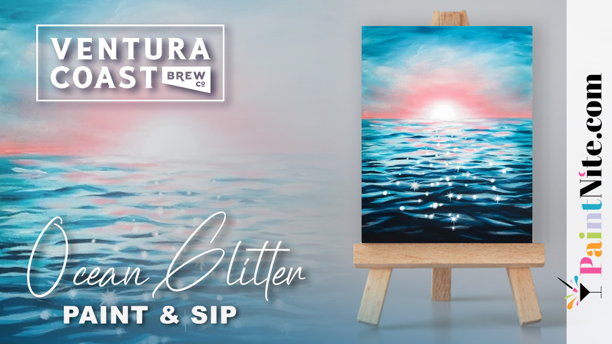 Ventura Coast Brewing Company Paint & Sip Ocean Glitter Page 1