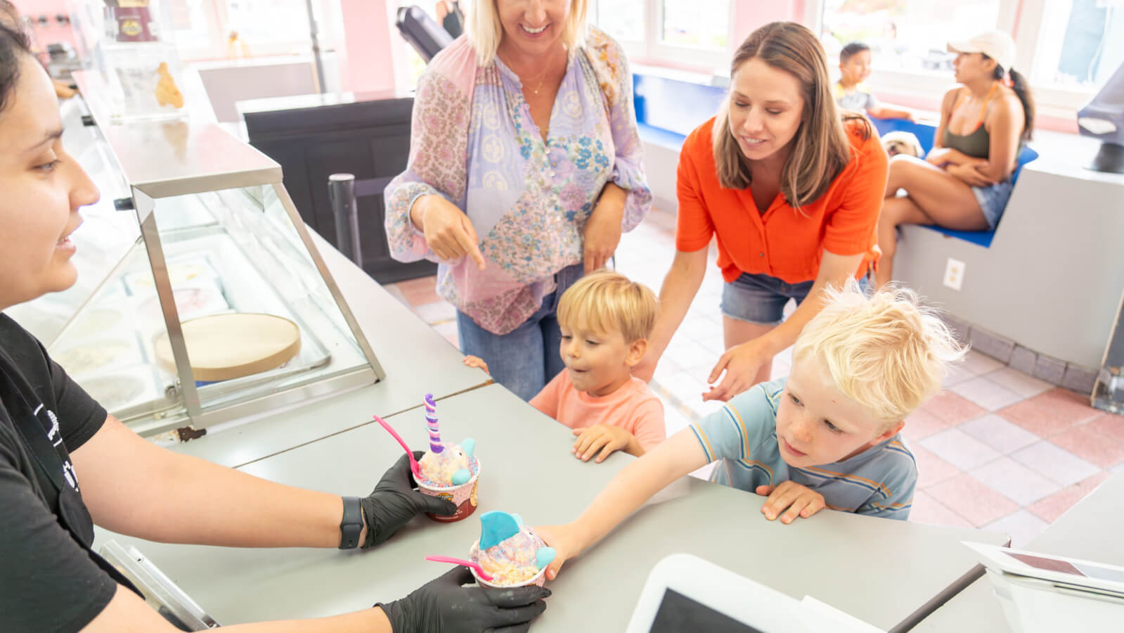 Kids love Coastal Cone, a kid friendly ice cream shop in Ventura