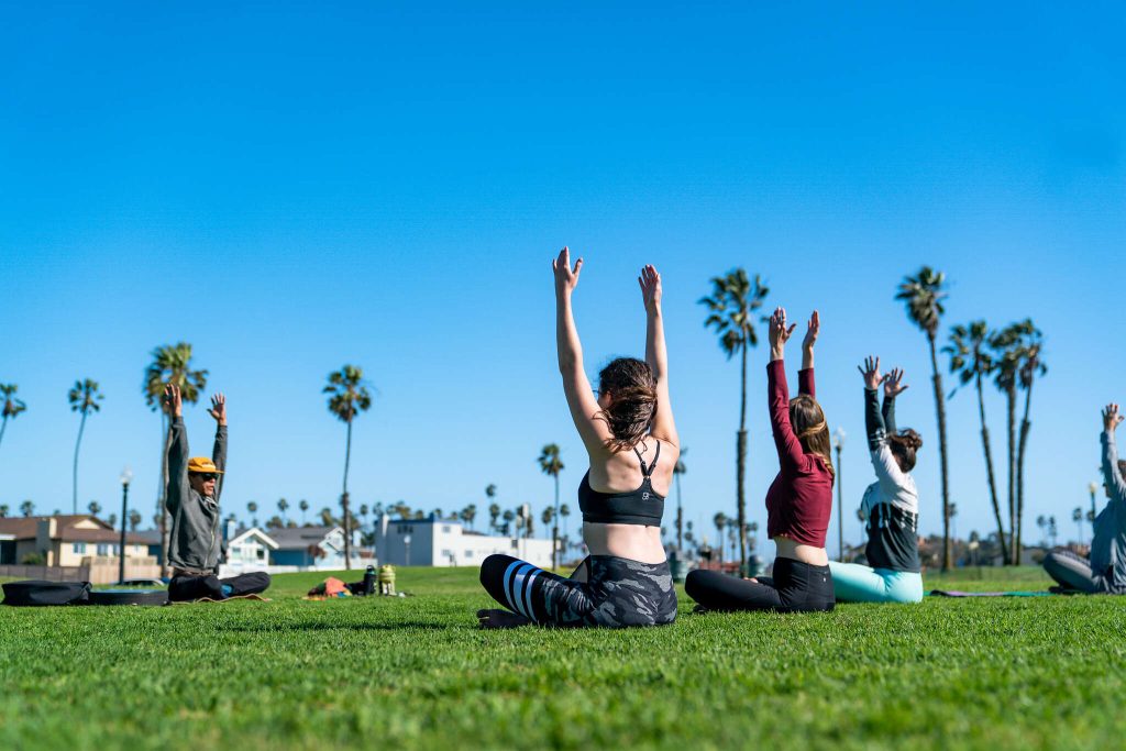 Yoga at Marina Park