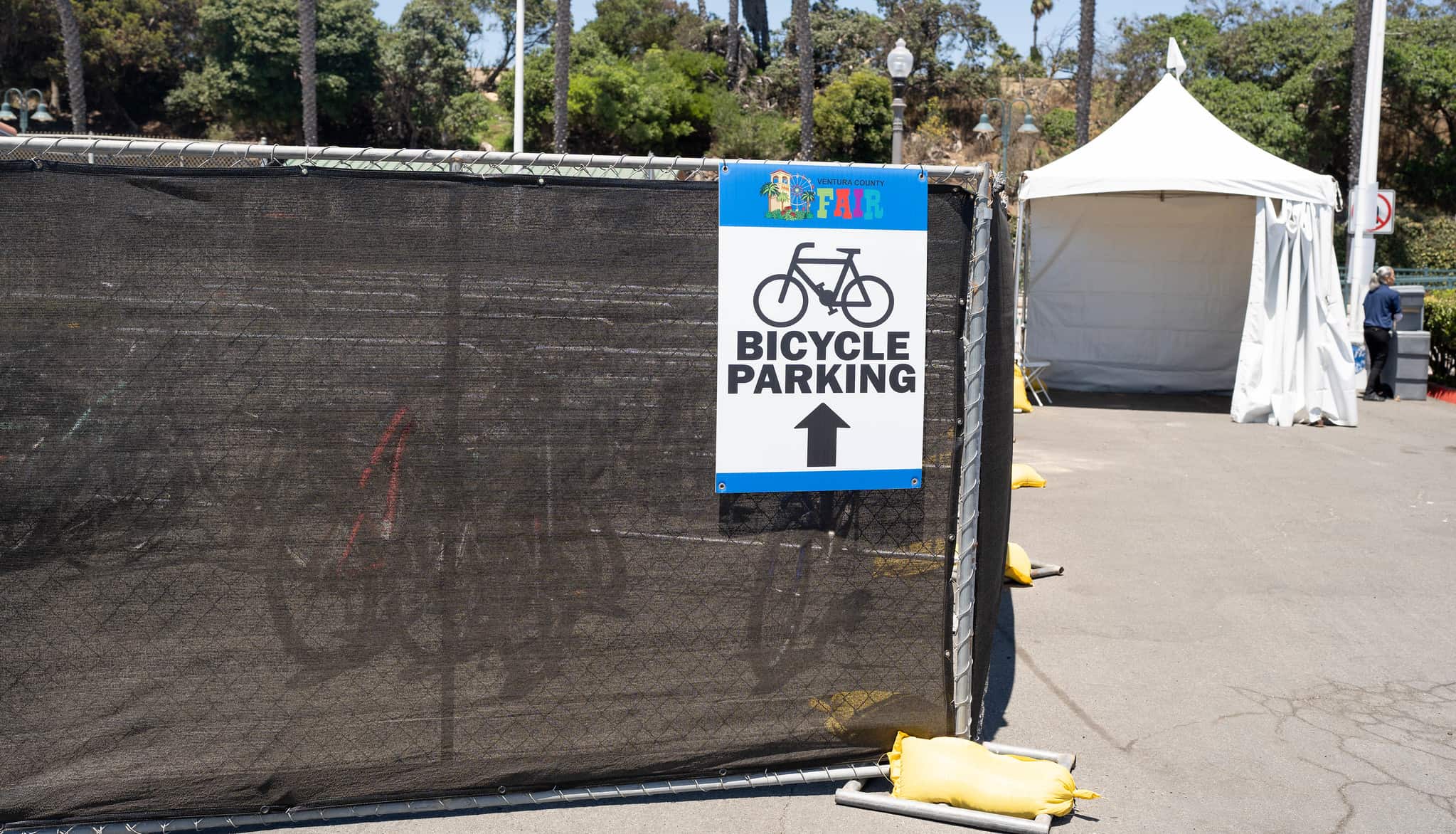 Ventura County Fair bike valet bike parking