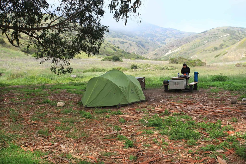 Things to Do on Santa Cruz Island: camping