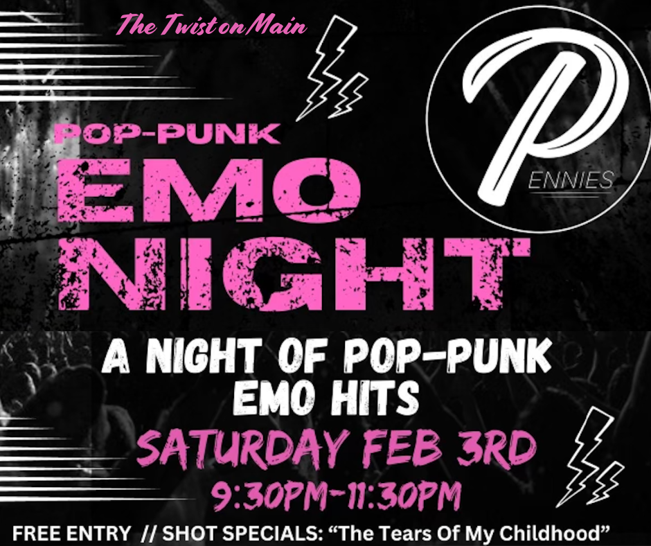 POP PUNK EMO NIGHT AT THE TWIST FEATURING PENNIES