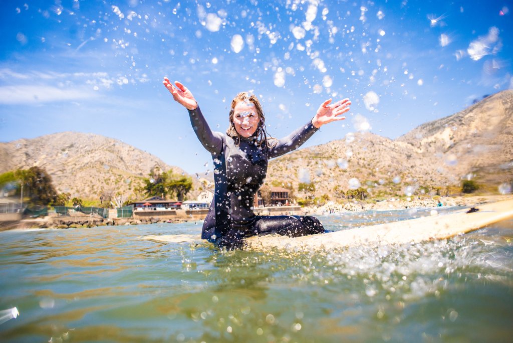 surf lesson at Mondos