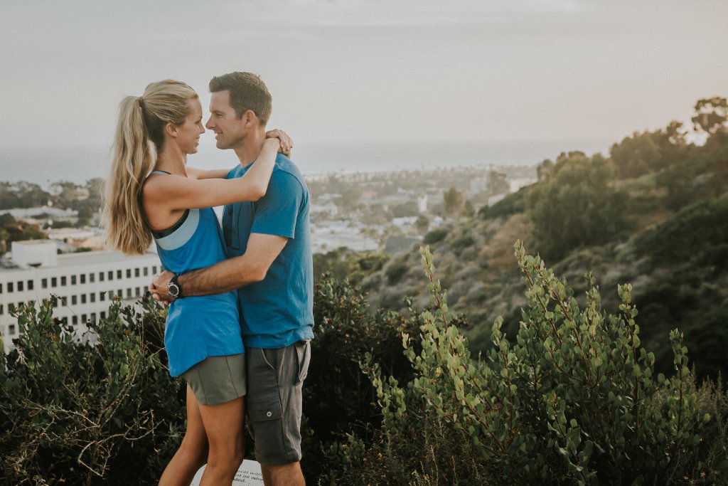 Couple at Botanical Gardens