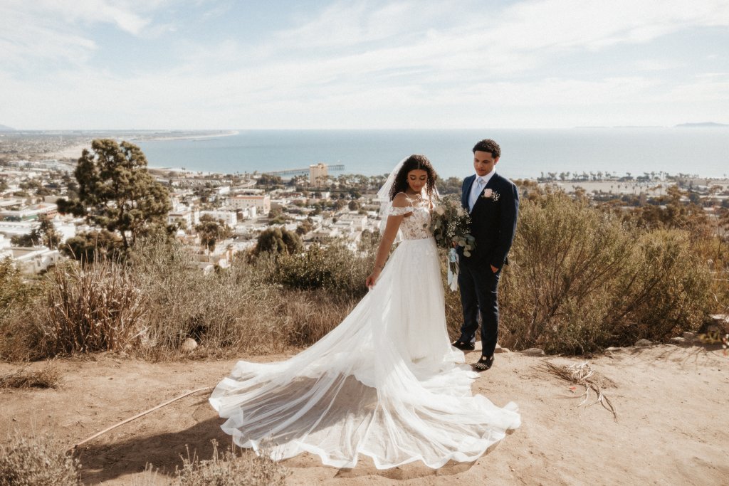 Unique wedding venue at Serra Cross at Grant Park in Ventura