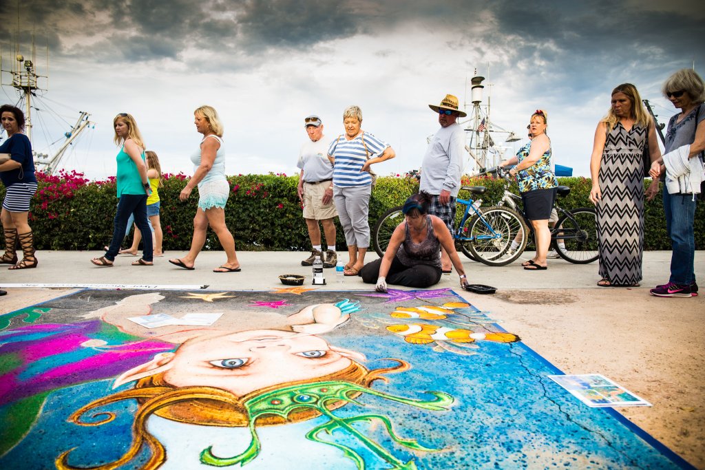 Ventura Art and Street Painting Festival, chalk art