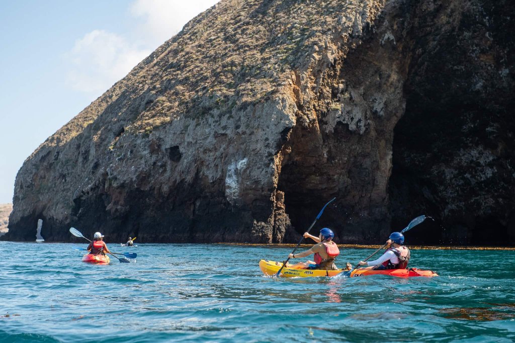 Valentine's Day Weekend Itinerary in Ventura Channel Islands group kayaking
