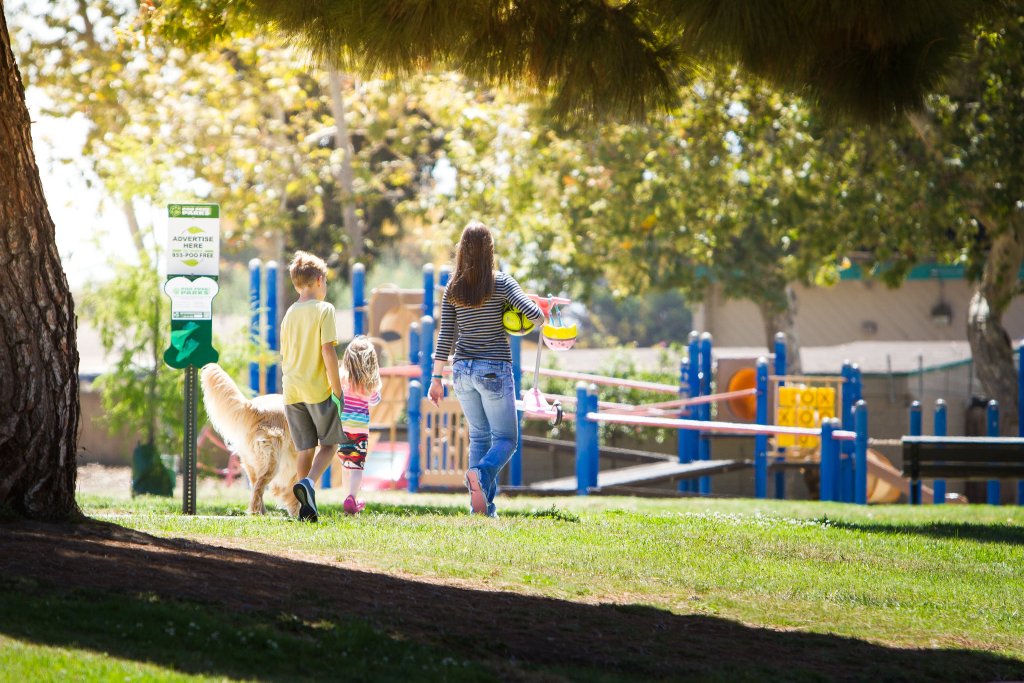 Camino Real Park with family