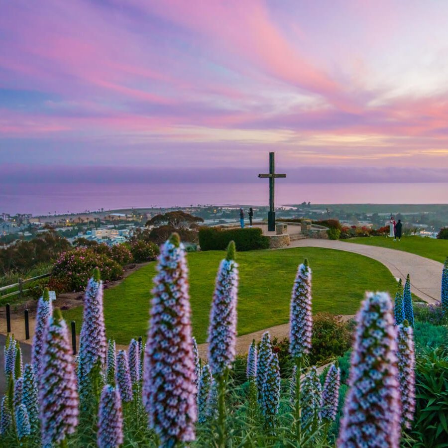 Enjoy incredible winter sunsets at Grant Park in Ventura