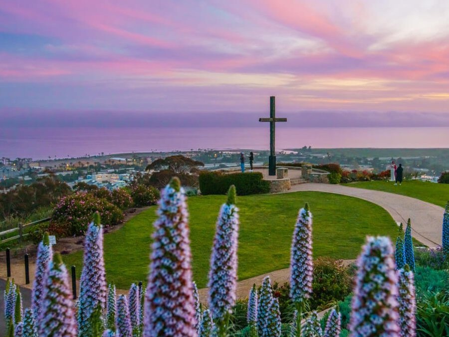 Enjoy incredible winter sunsets at Grant Park in Ventura