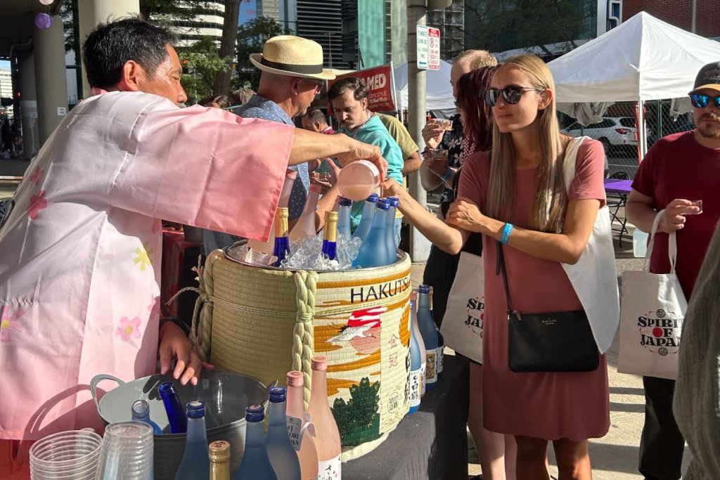 Numerous sake and different Japanese alcohol can be found at the spirit of japan, ventura