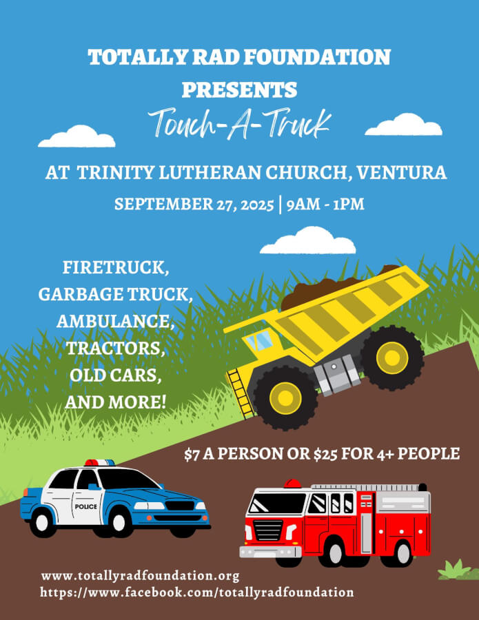 Touch-a-truck by the totally rad foundation
