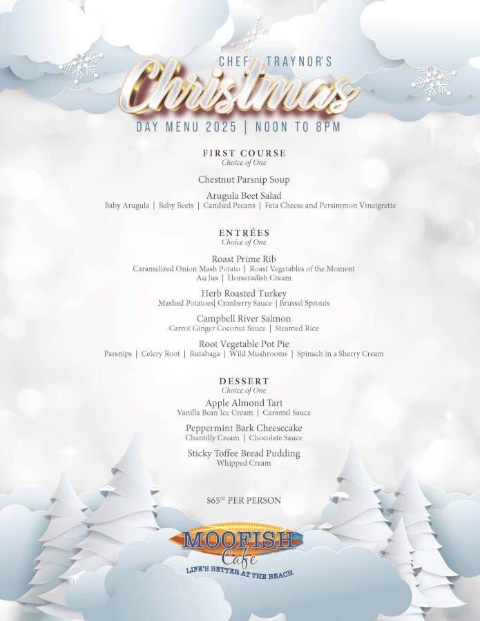 CHRISTMAS DINNER @ Moofish Cafe