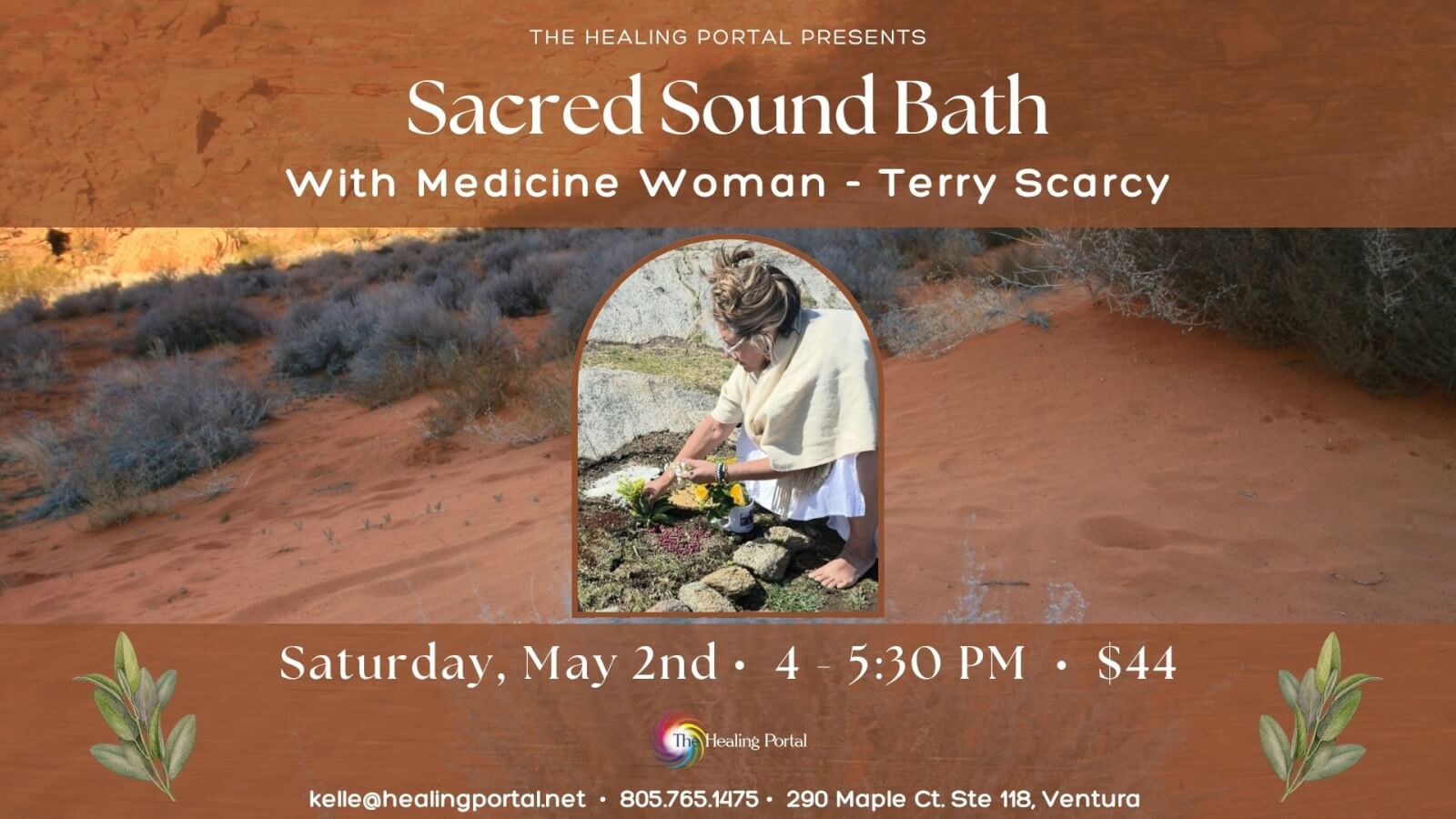 Sacred Sound Bath with Terry Scarcy