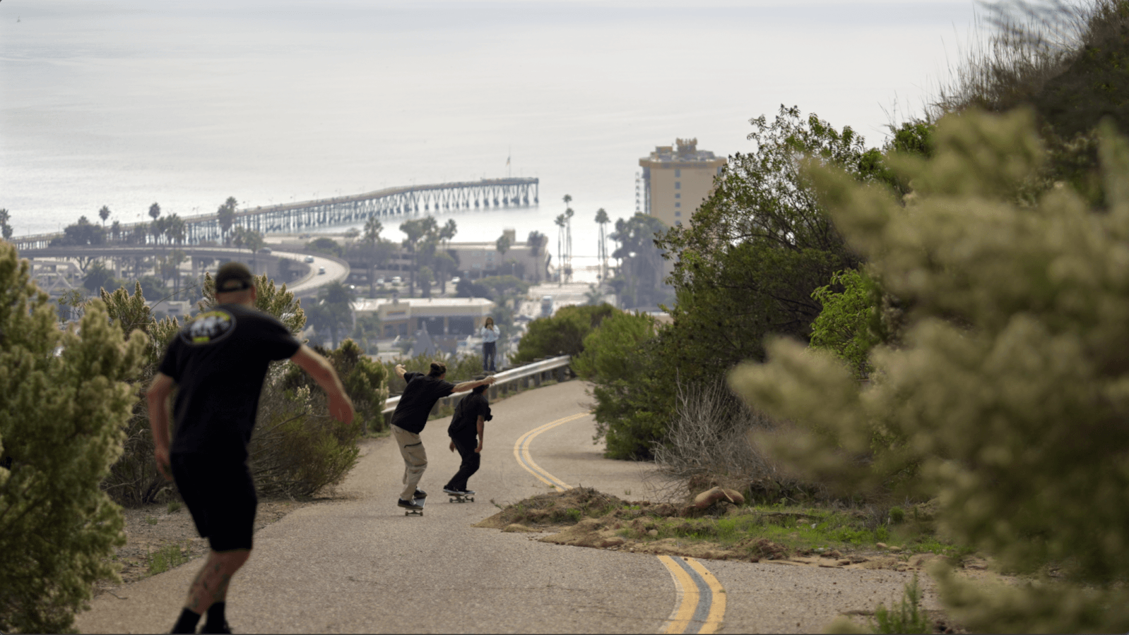Skateboarding at grant park