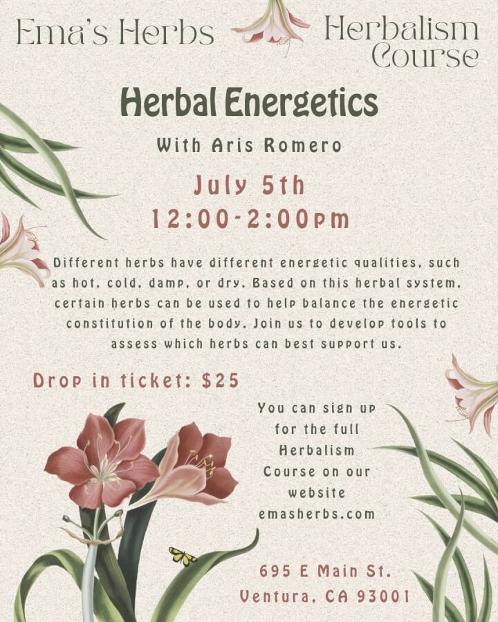 Herbal Energetics with Aris Romero