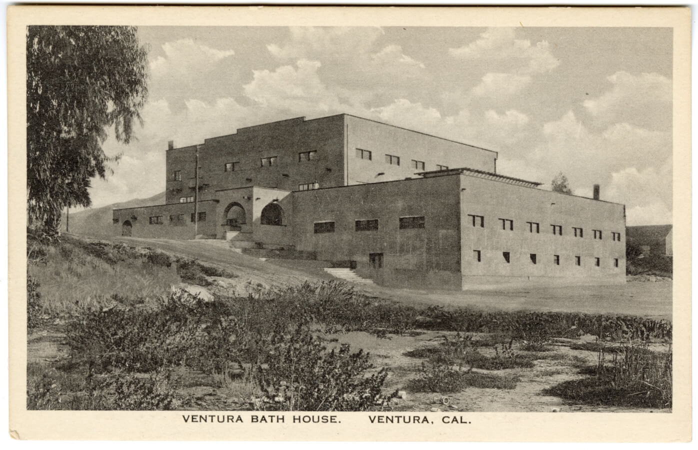 Ventura Then & Now: Step Inside the Museum of Ventura County Archives historical photo of Ventura bath house