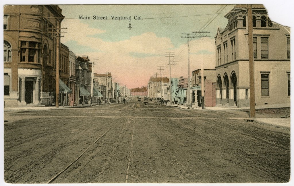 Ventura Then & Now: Step Inside the Museum of Ventura County Archives historical photo of main street in ventura