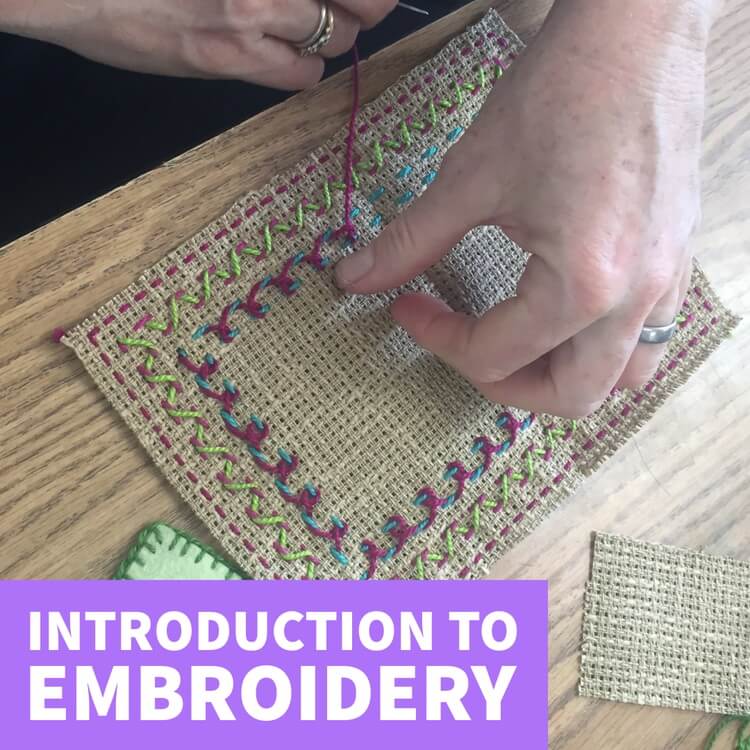 Embroidery Introduction at Vita Art Center